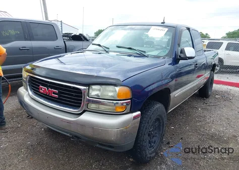 2002 GMC Sierra 1500 Sle z USA, uszkodzony, nr VIN 1GTEK19T42Z300299